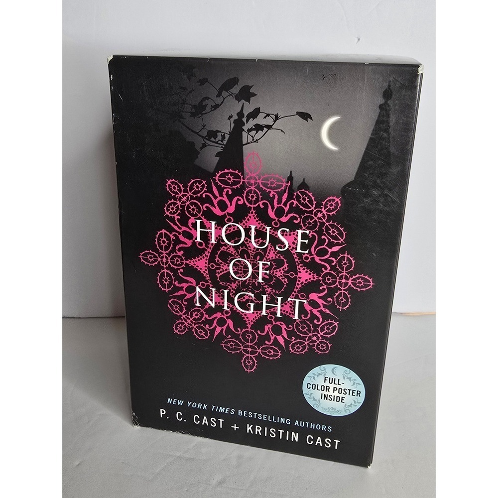 HOUSE OF NIGHT 4 BOOK BOX SET WITH POSTER‎